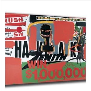 Edgy  Wall Art Jean-Michel Basquiat Andy Warhol